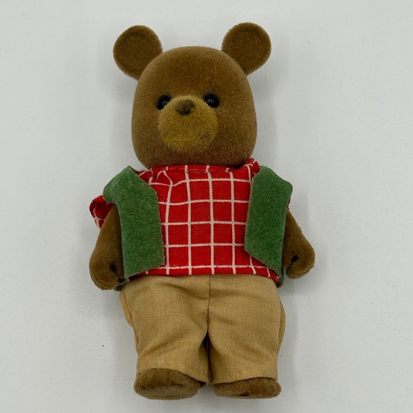 Vintage Maple Town Bobby Bear Family Set 5 Figures Miniature Collectible 1986 - Picture 4 of 13